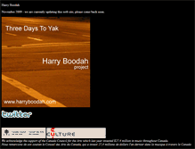 Tablet Screenshot of harryboodah.com